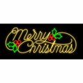 Queens Of Christmas 2 ft. LED Merry Christmas Sign, Warm White WL-MTNF-SGN-MC-02-WW